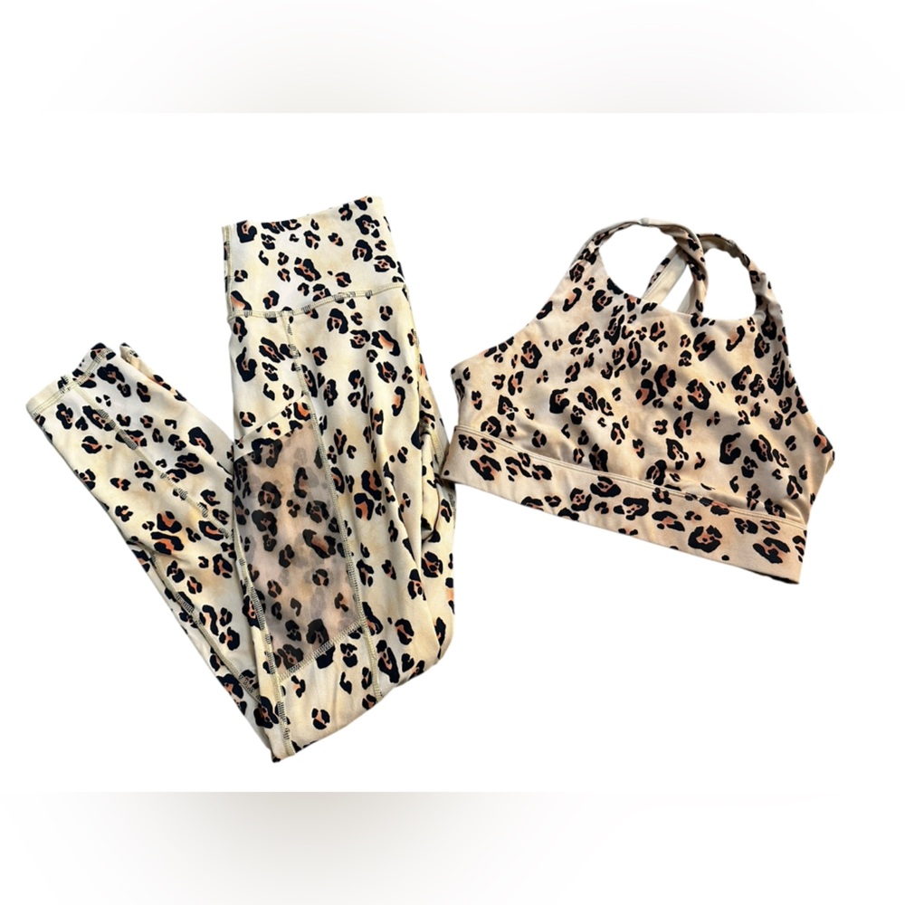 Fabletics, leopard print set, small/medium - Picture 11 of 13